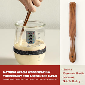Snuvid bamboo lid for stylish, airtight storage of dry goods