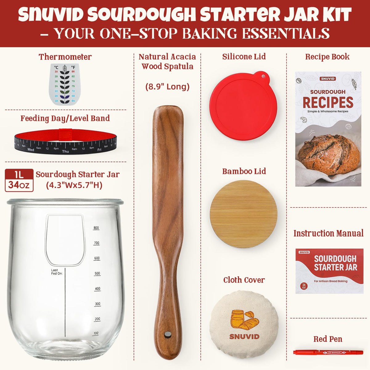 Snuvid cloth cover promotes airflow for active fermentation and fluffy bread