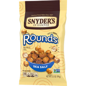Snyder's of Hanover classic pretzel taste with sea salt delight.