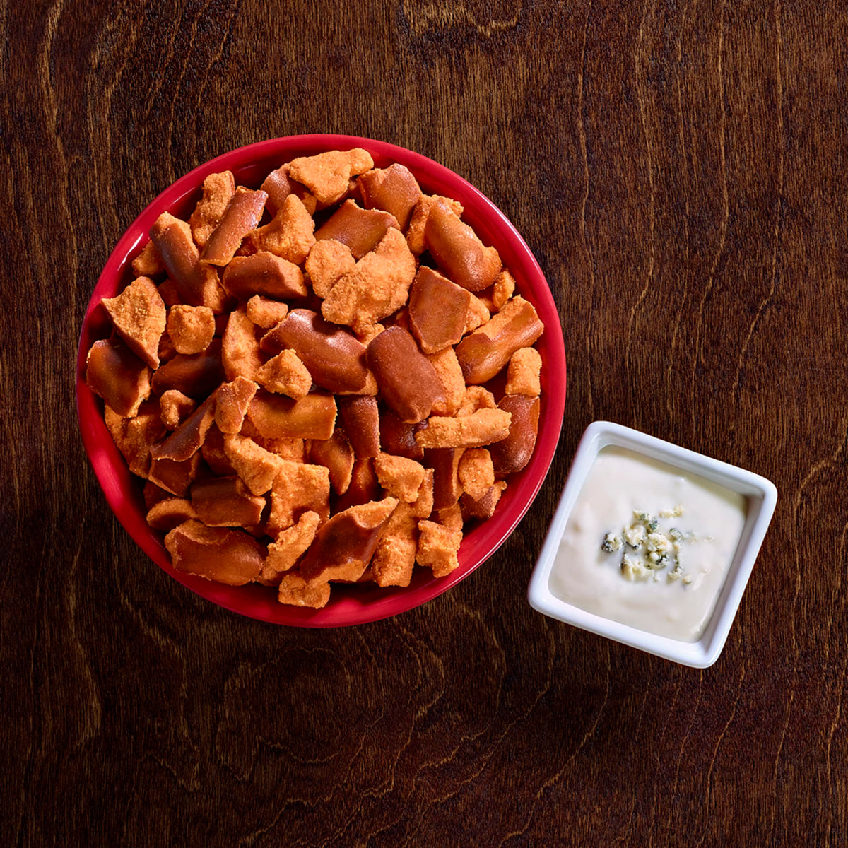 Snyder's of Hanover Hot Buffalo Wing Pretzel Pieces ingredients close-up