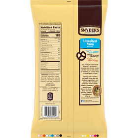 Snyder's of Hanover Mini Pretzels ready for dips and toppings.