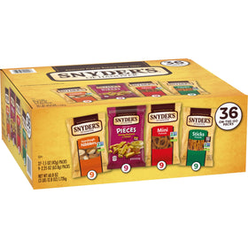 Snyder's of Hanover mini pretzels snack bags ideal for lunchboxes