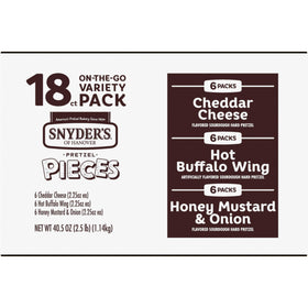 Snyder's Pretzel Pieces on-the-go snack in outdoor setting