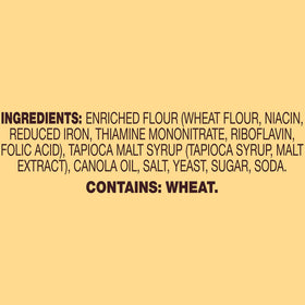 Non-GMO Project Verified Snyder's Pretzel Snaps from a facility that does not process peanuts.