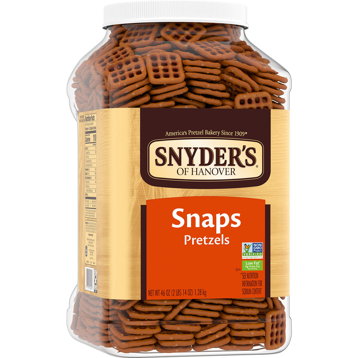 Nut-safe option for school snacks with bold, crunchy flavor from Snyder's Pretzel Snaps.