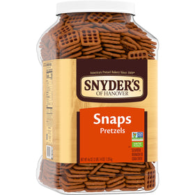 Nut-safe option for school snacks with bold, crunchy flavor from Snyder's Pretzel Snaps.