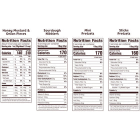 Snyder's of Hanover sourdough nibblers snacks in a ready-to-eat bag