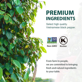 Soeos pepper bags sealed to preserve freshness and flavor.