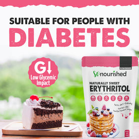 So Nourished granules closeup emphasize fine texture and smooth sweetness.