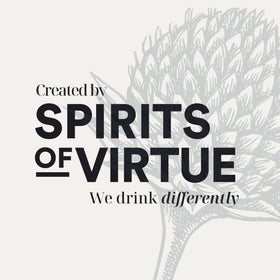 SOBOUR Bourbonesque label closeup signals award-winning non-alcoholic sophistication.