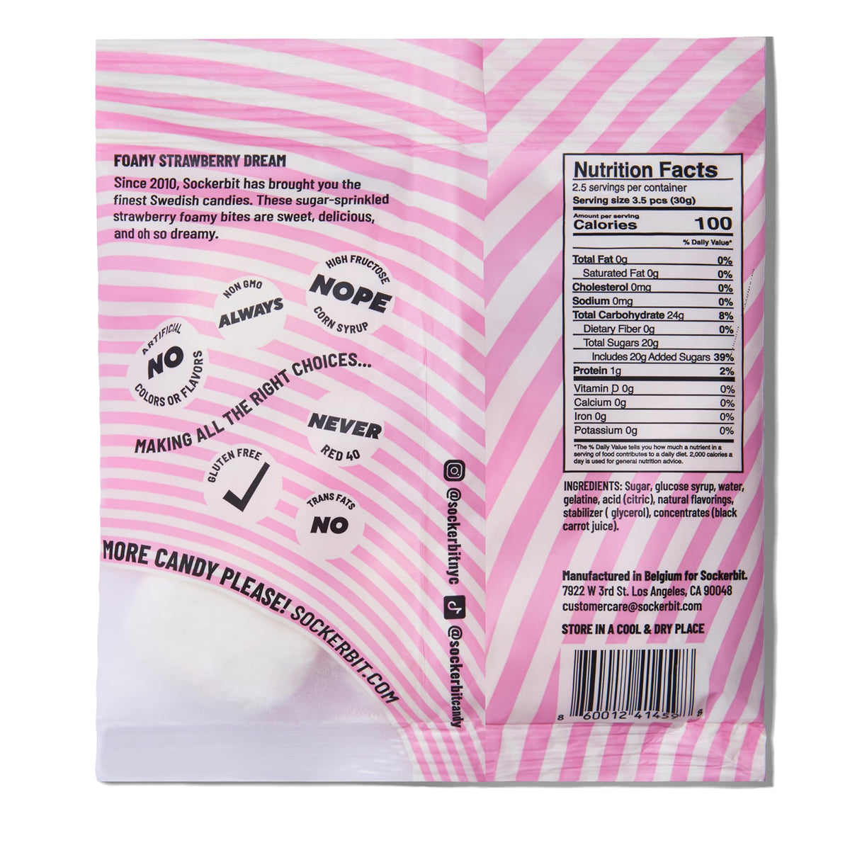 Sockerbit-authentic-swedish-candy-packaging reflects traditional European candy craft.