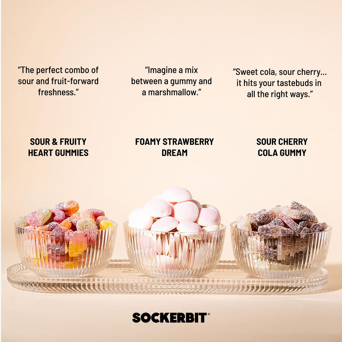 Sockerbit sour gummy mix bag features tangy bites for sour lovers.