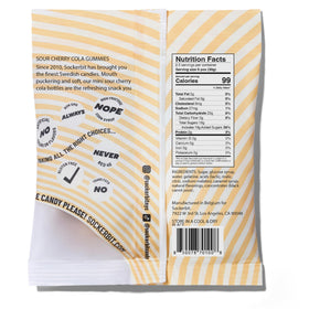 Sockerbit gluten-free label on packaging indicating gluten-free option