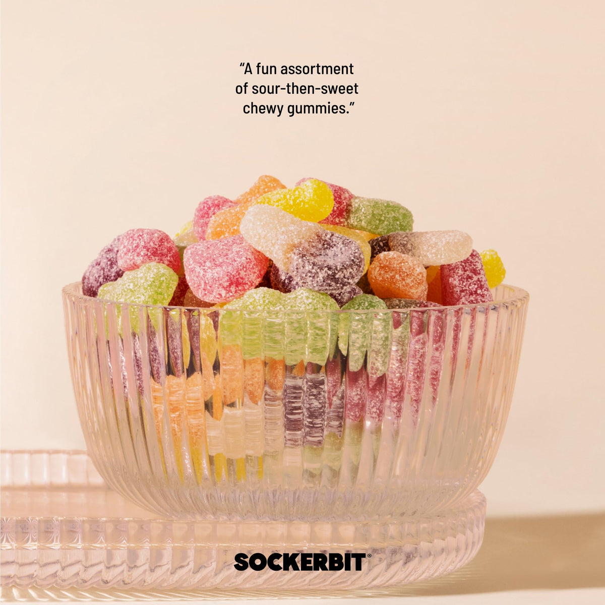 Labeling shows vegan, gluten-free, non-GMO gummies with natural flavors.