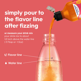 SodaStream Bubly Burst Peach Mango quick preparation instructions for beverages