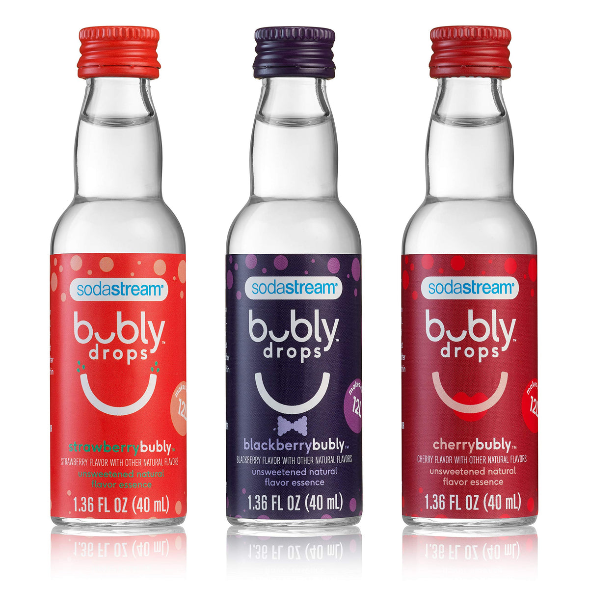 Sodastream Bubly Drops Berry Bliss bottle ready to flavor home sparkling water