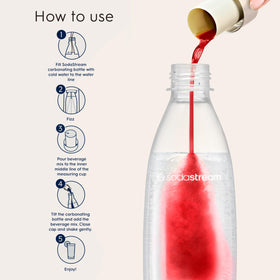 Close-up of bubly Drops Cherry label showing unsweetened flavor essence.