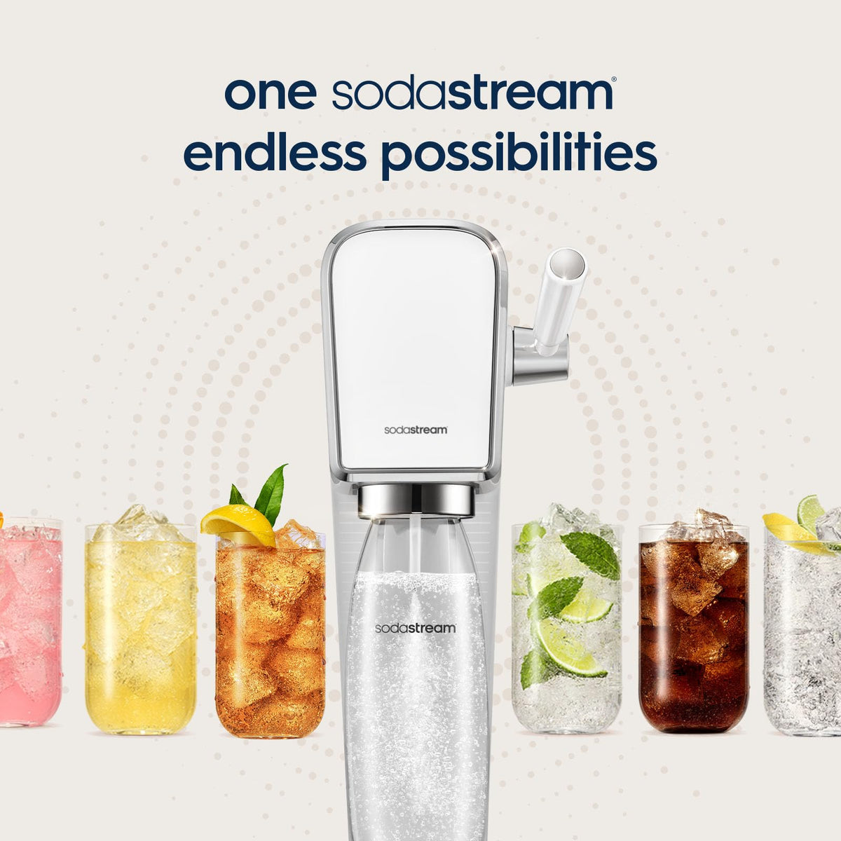 Close-up of the three-pack bubly Drops for blackberry flavor in a home seltzer setup.