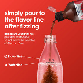 SodaStream Classics Diet Cola bubbles in a glass look inviting and refreshing