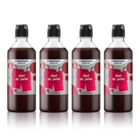 Sodastream Classic Diet Dr Pete New Pour bottle front view highlighting zero-calorie option