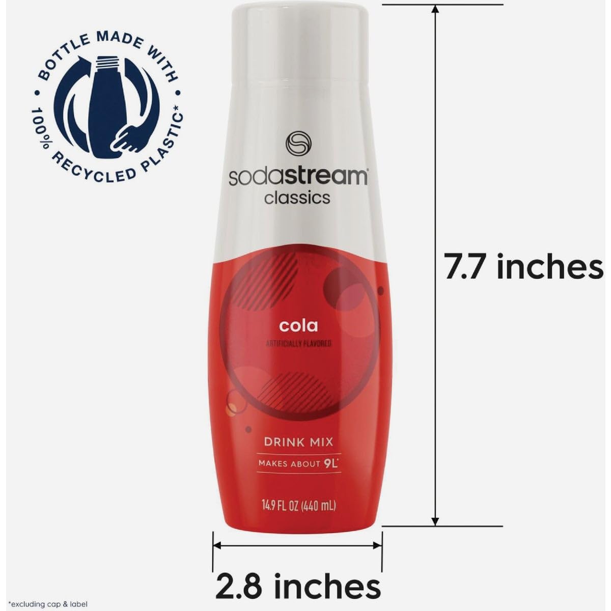 Sodastream Cola Syrup pour into water highlights customizable, lower-sugar sparkling drinks