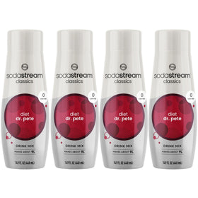 Sodastream Diet Dr Pete 4-pack front view for easy at-home fizzy drinks