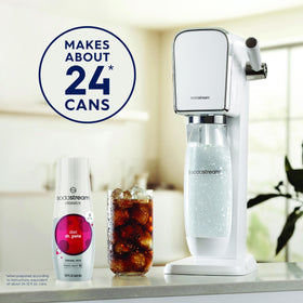 Sodastream Diet Dr Pete bottle close-up label showing no sugar option