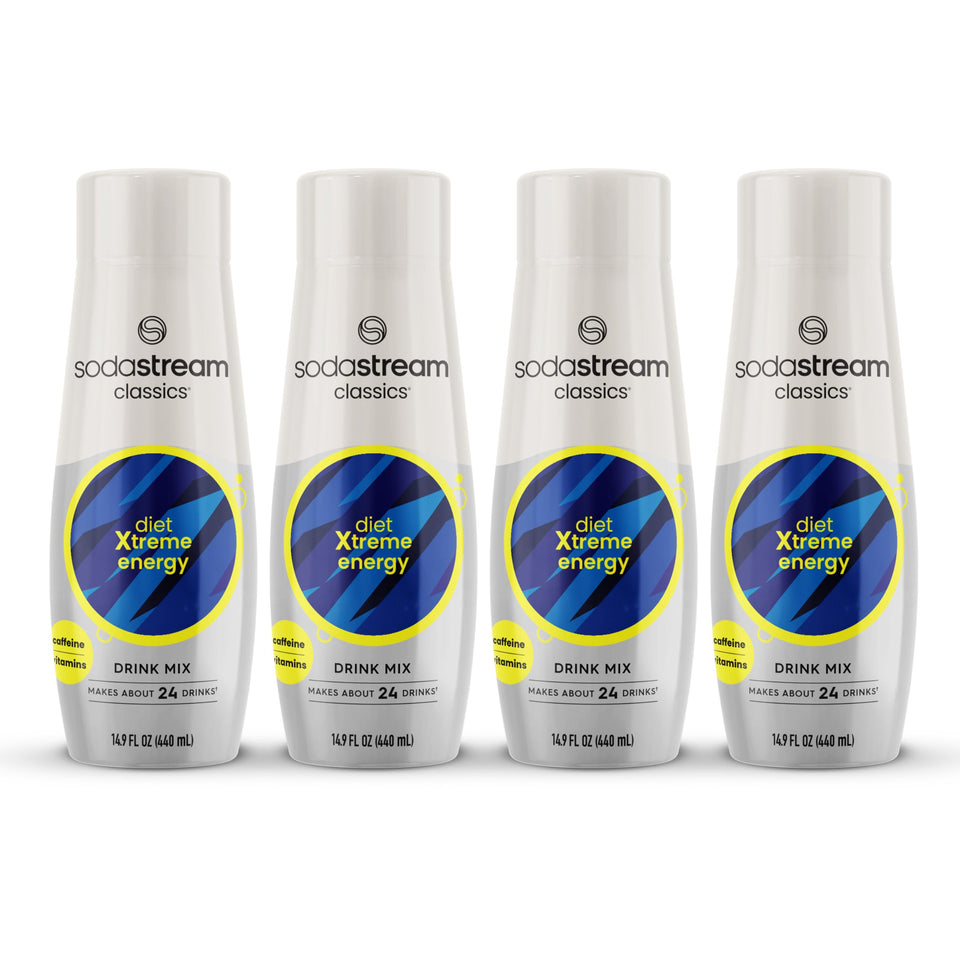 SodaStream Diet Energy bottle ready to carbonate water for zero-sugar beverages.