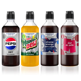 SodaStream Diet Pepsi bottle pour offering zero calorie fizz for home refreshment