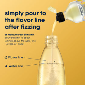 Sodastream Diet Tonic four-pack packaging on kitchen counter for convenient stocking.