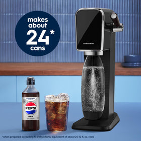 SodaStream Dr Pete bottle pour featuring classic style with zero calories