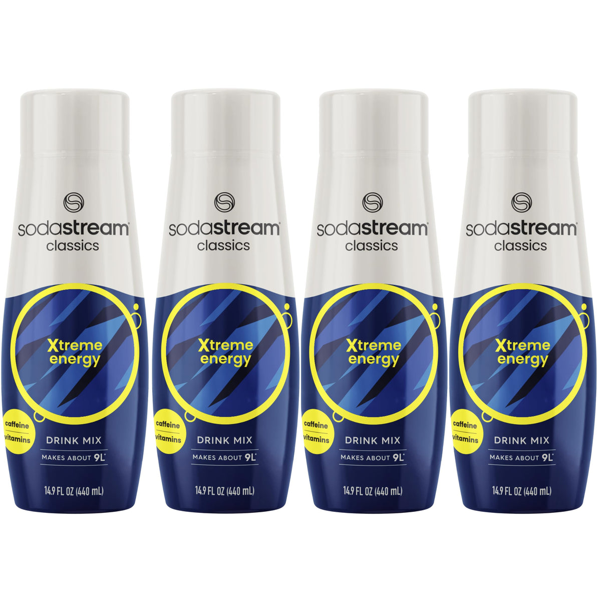 SodaStream Energy bottle with bubbles during carbonation for fresh at-home soda
