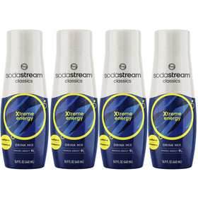 SodaStream Energy bottle with bubbles during carbonation for fresh at-home soda