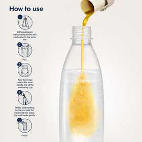 SodaStream Ginger Ale pour inspires easy, customizable beverages.