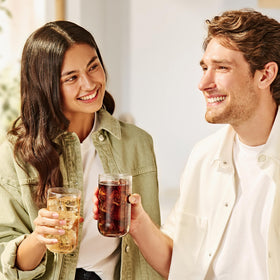SodaStream Ginger Ale four-pack packaging shown for at-home entertaining.