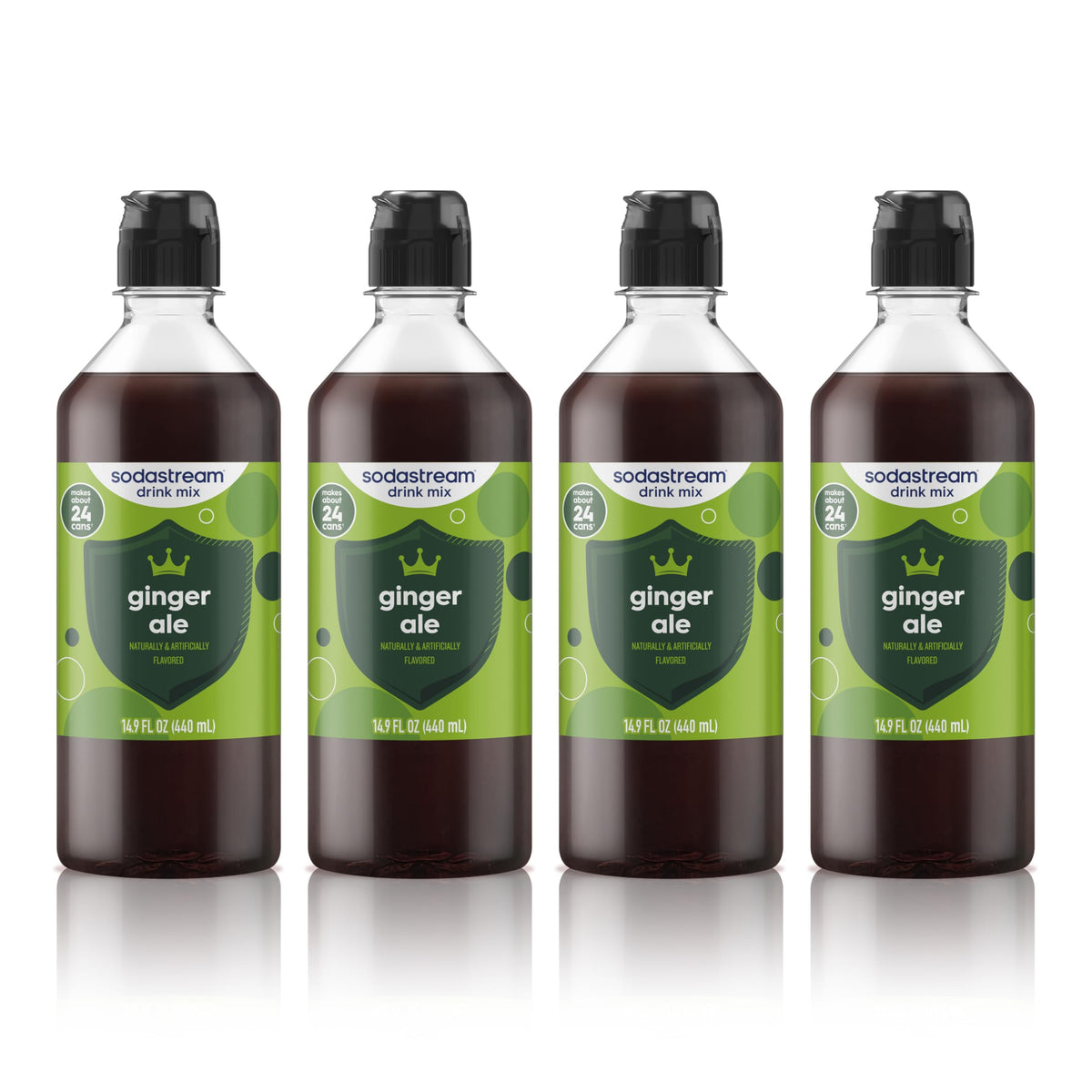 SodaStream Ginger Ale new pour bottle ready to fizz at home