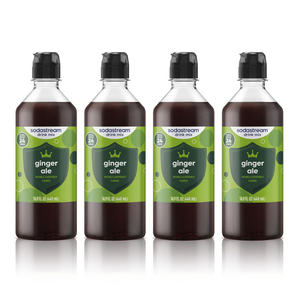 SodaStream Ginger Ale new pour bottle ready to fizz at home
