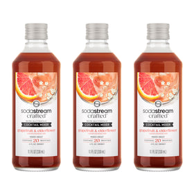 SodaStream Grapefruit & Elderflower bottle pour to brighten sparkling water