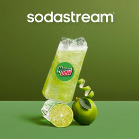 SodaStream Mountain Dew Zero eco-packaging ships with recycled bottle material
