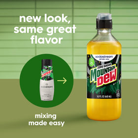 SodaStream Mountain Dew Zero pack 4 bottles convenient at-home soda