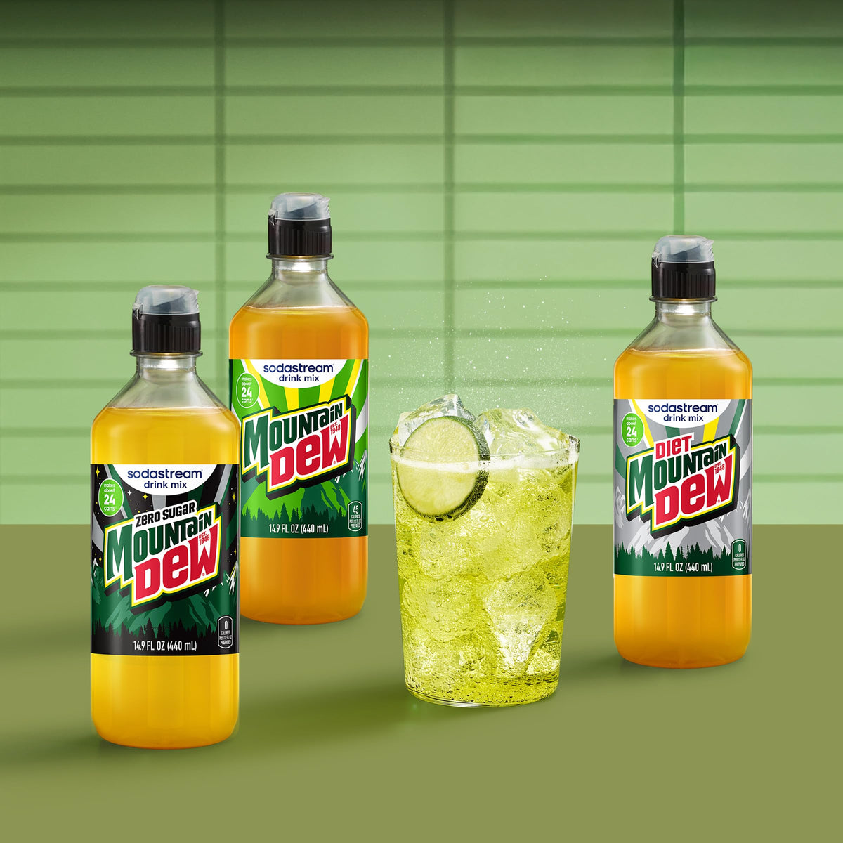 SodaStream Mountain Dew Zero refreshing moment perfect for gatherings