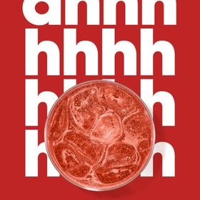 Pour-friendly MTN Dew Code Red bottle feature for quick mixing.