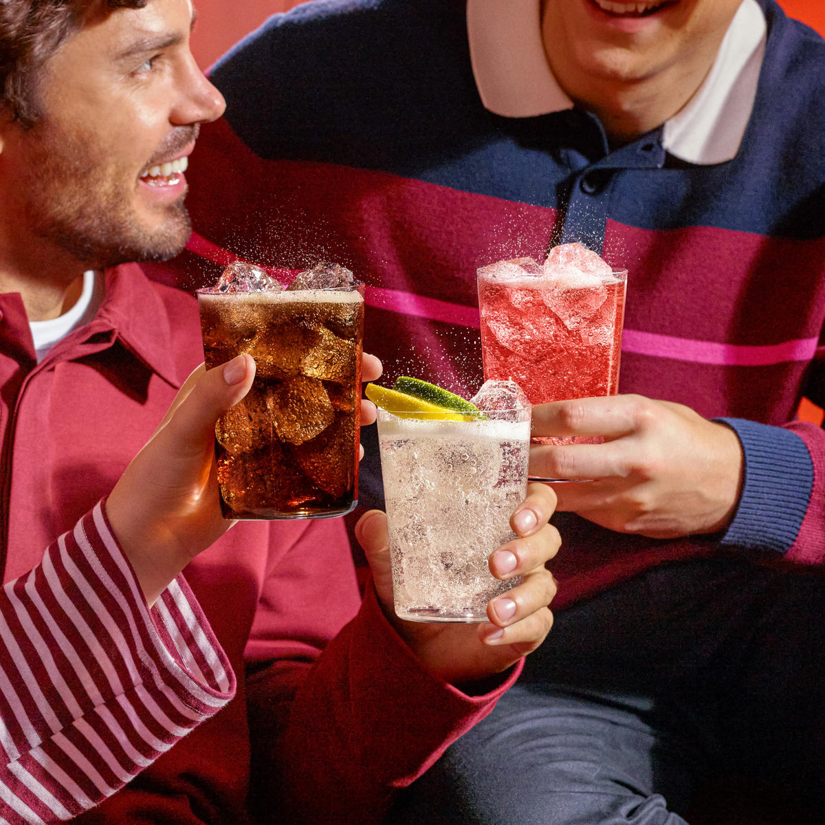 SodaStream MTN Dew Code Red Zero ready-to-drink mix for home use.