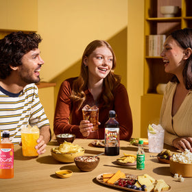 Sodastream Mug Root Beer dining-table setup suggests family-friendly enjoyment.