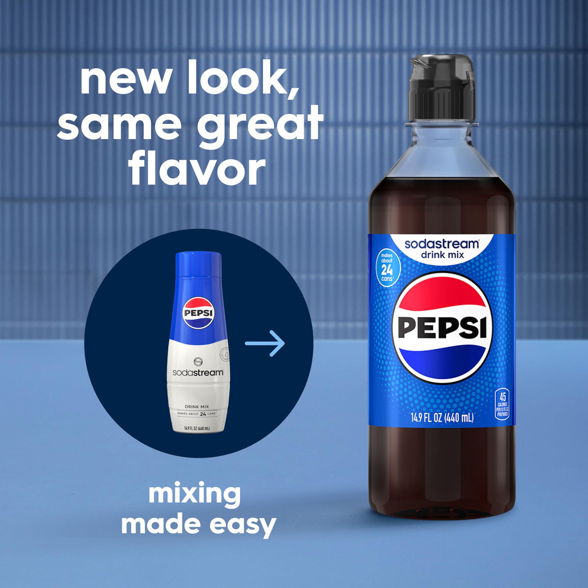 Four-pack packaging highlights convenient home soda setup and savings