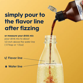 Sodastream Pepsi variety glass with fizz and party-ready vibes