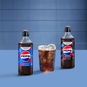 Chilled SodaStream Pepsi Wild Cherry setup ready in the fridge