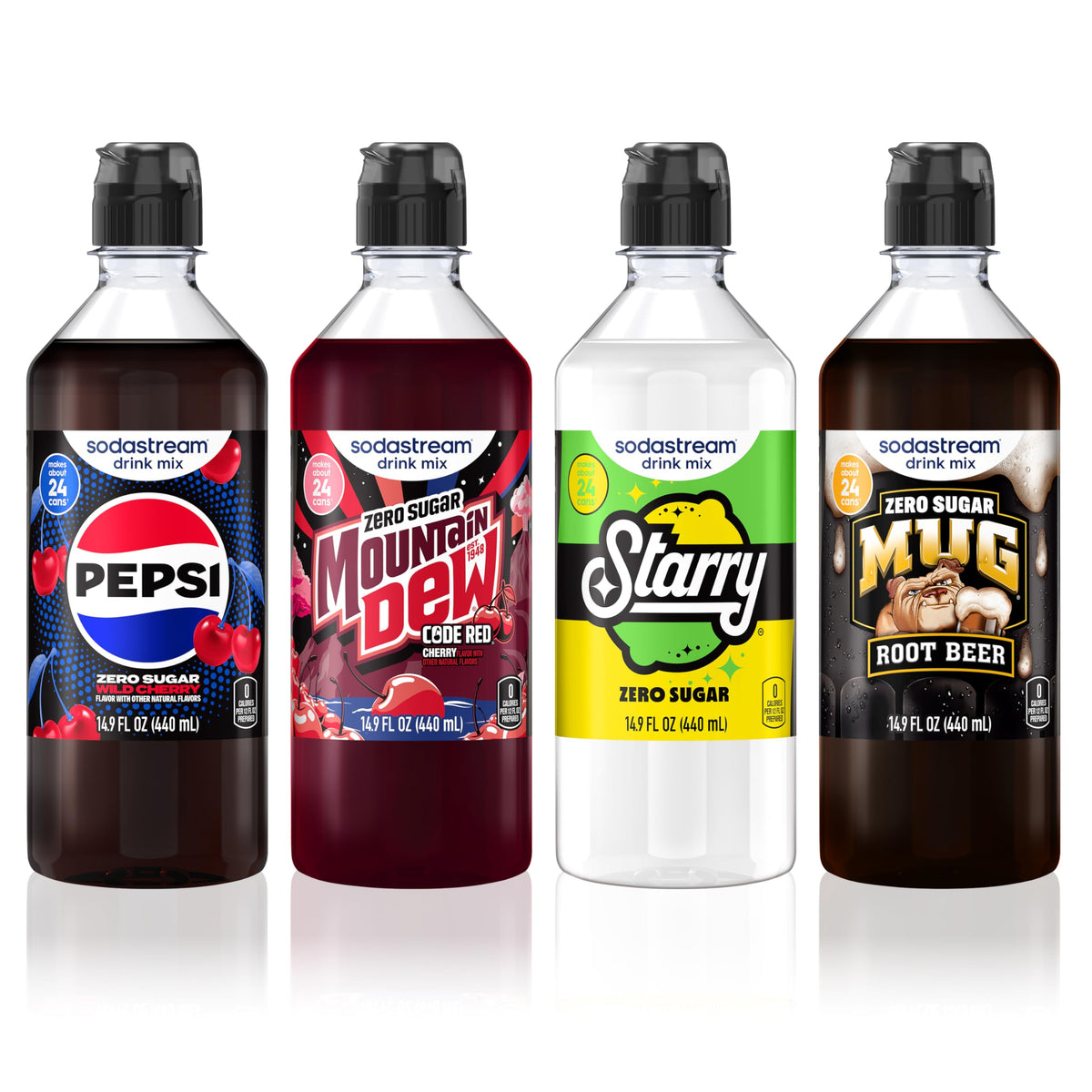 SodaStream Pepsi Wild Cherry Zero bottle ready for zero-calorie fizz.