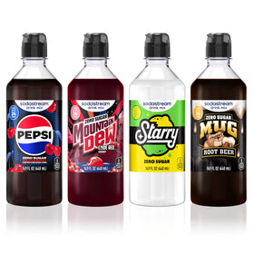 SodaStream Pepsi Wild Cherry Zero bottle ready for zero-calorie fizz.