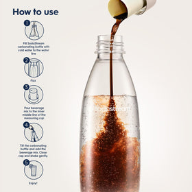 Serving-size guide showing about 24 servings per mix